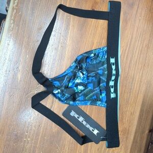 Papi Men's Blue Jockstrap Underwear